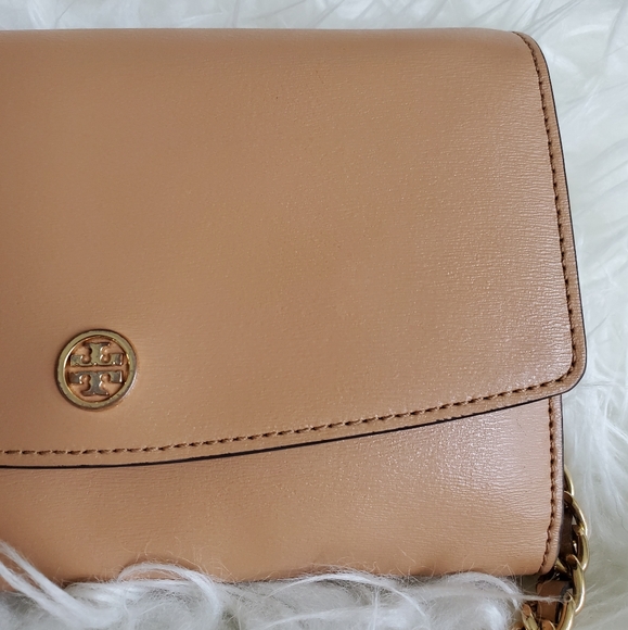 Sold Tory burch tan leather crossbody purse bag - Picture 4 of 9
